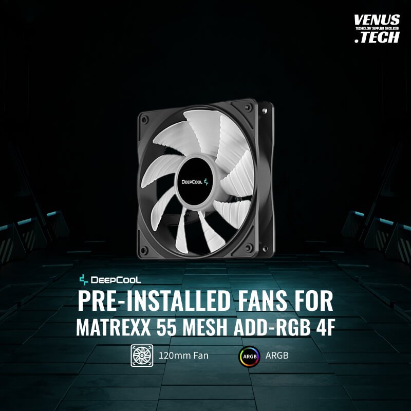 11 FANS FOR MATREXX 55 MESH ADD-RGB 4F
