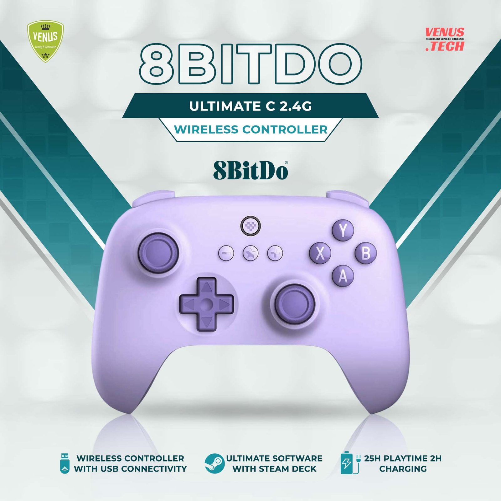 6 - Ultimate C 2.4G Wireless Controller 8BitDo Ultimate C 2.4G Wireless Controller - Image 1