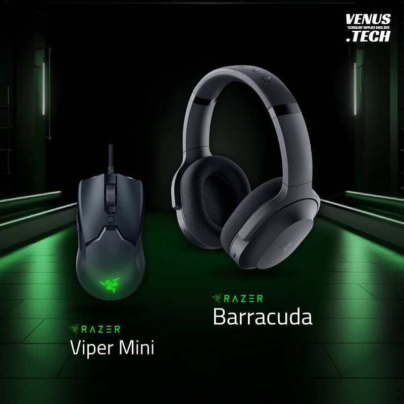 b3 Razer Viper Mini Ultralight Gaming Mouse + Razer Barracuda Gaming Headset - Bundle - Image 1
