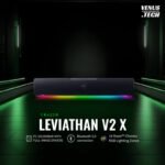 Razer Leviathan V2 X: PC Soundbar with Full-Range Drivers - Chroma RGB - USB Type C Power and Audio Delivery - Bluetooth 5.0 - for PC,-Laptop, Smartphones, Tablets & Nintendo Switch-RZ05-04280100-R3M1