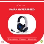 Razer Kaira HyperSpeed Wireless Gaming Headset for Playstation 5 / PS5, PS4, PC, Mobile: 50mm Drivers - HyperClear Cardioid Mic - Memory Foam Cushions - Bluetooth - 30 Hr Battery - White & Black