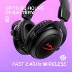 HyperX Cloud II Core Wireless - Gaming Headset for PC | DTS Headphone:X Spatial Audio | Memory Foam Ear Pads | Black - Image 3