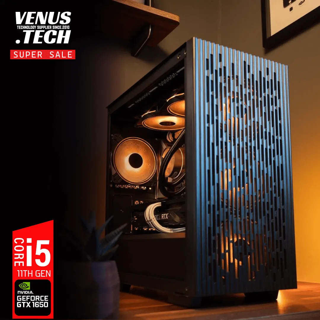 PC-BUILD-3 VNT-PC 11400/GTX1650/8GB Pro - With 0.5ms 100Hz Monitor TUF VG246H1A - Image 1