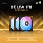 Ocypus Delta F12 Black ARGB 3 IN 1