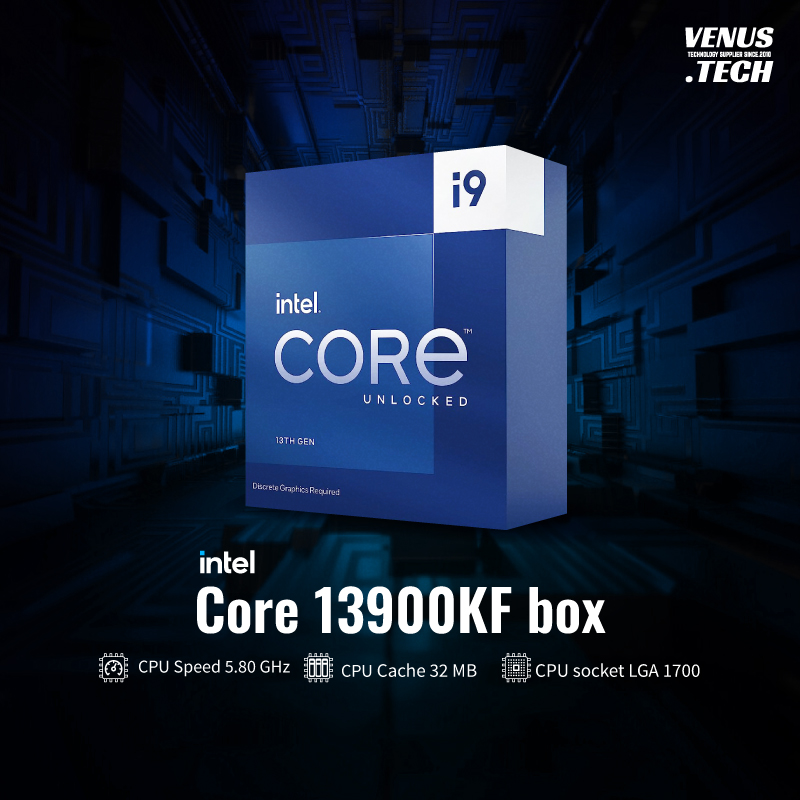 Intel Core I9 13900KF Box - Venus Tech Store