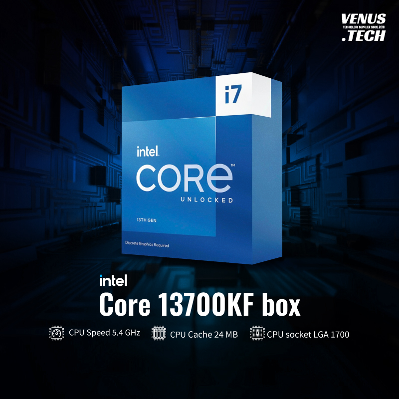 Intel Core I7 13700KF Box - Venus Tech Store