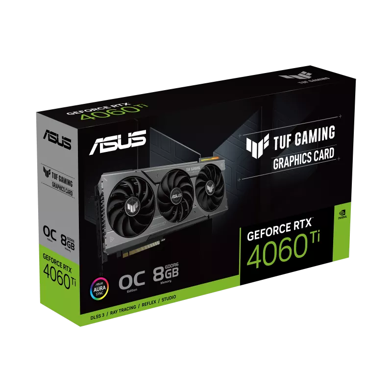 ASUS TUF RTX 4060Ti 8GB OC Edition GDDR6 - Venus Tech Store