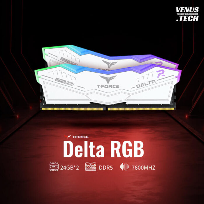 RGB DDR5 7600 24GBx2 White