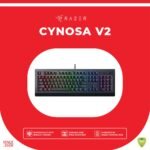 Razer Cynosa V2 - Membrane gaming keyboard with Razer Chroma RGB, Individually Backlit Gaming Keys, Fully Programmable - Black