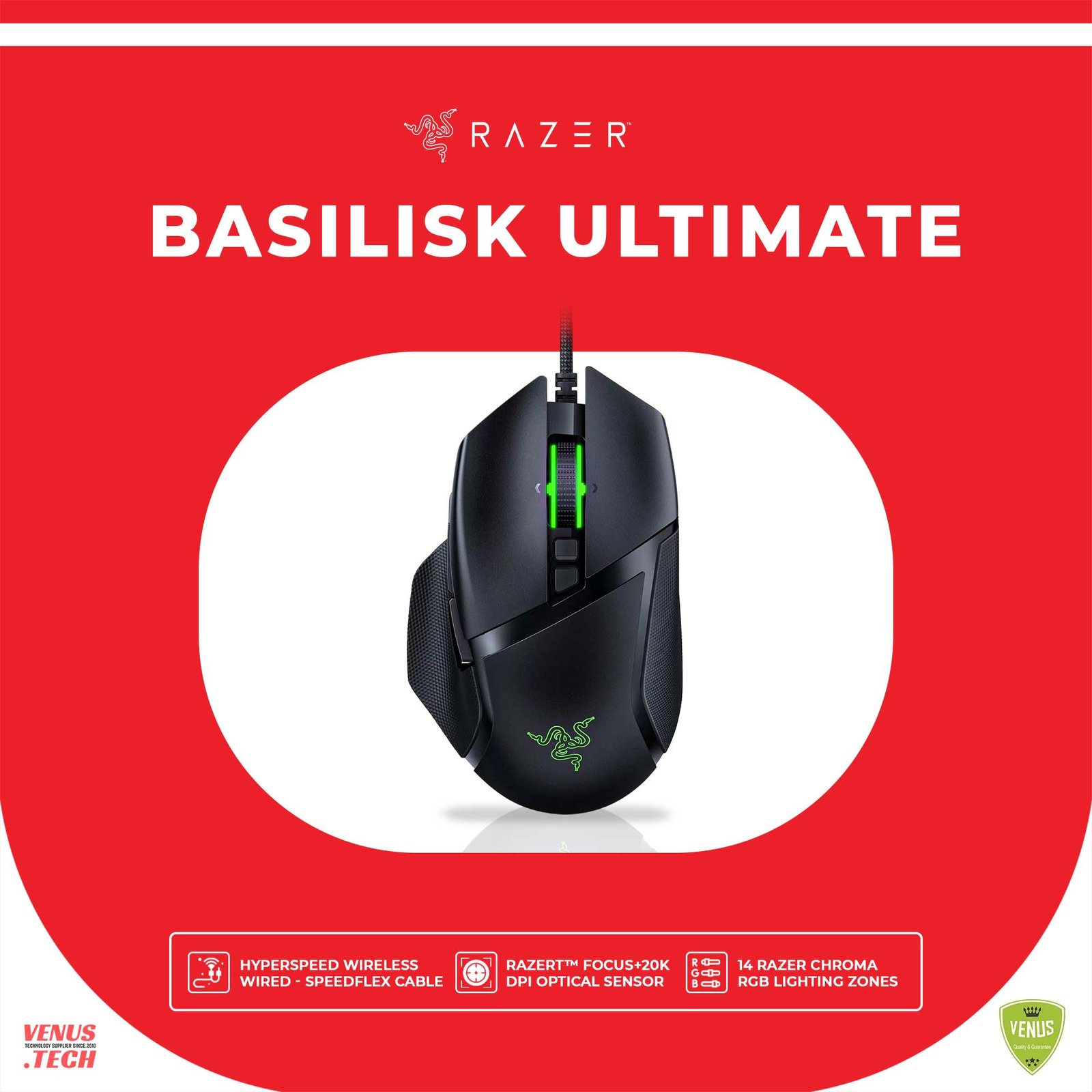 4 - Basilisk Ultimate Razer Basilisk Ultimate Wireless Gaming Mouse - Image 1