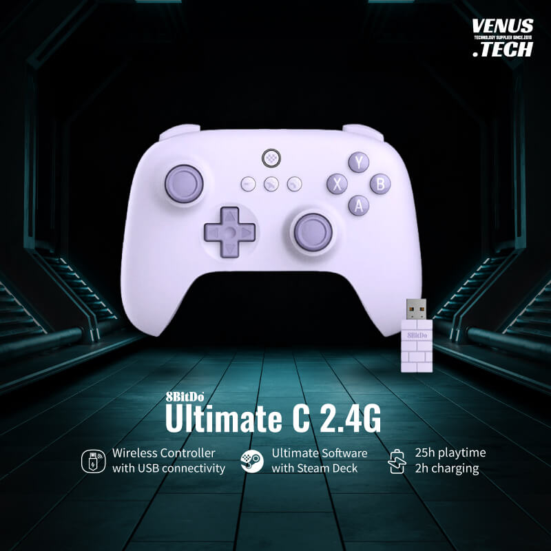 8BitDo Ultimate 2.4G Controller with Charging Dock (ALPS joysticks)