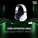Razer Kaira HyperSpeed - Wireless Multi-Platform Gaming Headset for Xbox (HyperSpeed Wireless, TriForce 50mm Drivers, HyperClear Cardioid Mic, FlowKnit Memory Foam Cushions) White