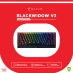 Razer Blackwidow V3 Mini Hyperspeed - Phantom Pudding Edition - 65% Wireless Mechanical Gaming Keyboard, Green Switches with with Chroma RGB (Rz03-03892000-R3M1)-Black