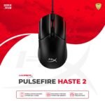HyperX Pulsefire Haste 2 – Wired Gaming Mouse- Ultra Lightweight, 53g, 8000Hz Polling Rate, Precision Sensor, Hyperflex 2 Cable, Plug and Play – Black