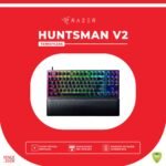 Razer Huntsman V2 Tenkeyless - Optical Gaming Keyboard (Clicky Purple Switch) RZ03-03940300-R3M1-Black