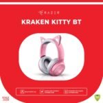 Razer Kraken BT Kitty Edition | Bluetooth 5.0 | 40ms Low Latency Connection | Custom-Tuned 40mm Drivers | Beamforming Microphone | Powered Chroma | Quartz Pink