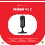 Razer Seiren V2 X USB Condenser Microphone | for Streaming and Gaming on PC | Supercardioid Pickup Pattern | Integrated Digital Limiter | Mic Monitoring and Gain Control | Built-in Shock Absorber