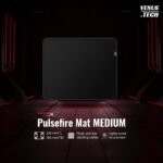 HyperX Pulsefire Mat – Gaming Mouse Pad – Medium/Large/XL/XXL – Precise Cloth Surface – Anti-fray Flush Stitching – Non-Slip Rubber Base, Black, Standard