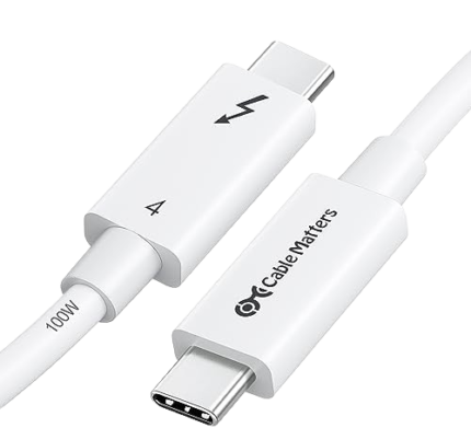RAZER THUNDERBOLT CABLE (0.8 METER) - WHITE